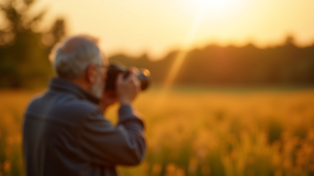 Fotografas gamtoje su kamera